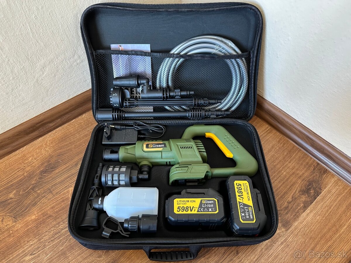 AKU bezuhlíkový vysokotlakový čistič 150 Bar samonasávací - 3