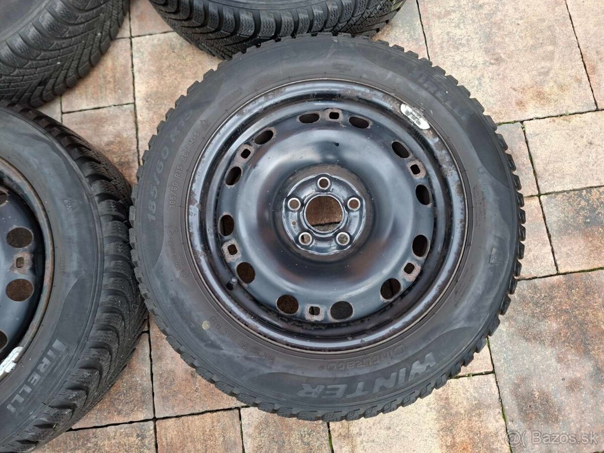 Plechové disky Škoda/VW/Seat R15, 5x100 - 3