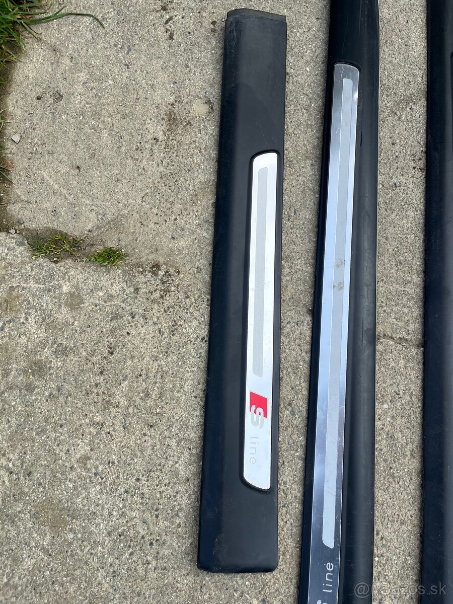 Sline prahové lišty Audi a6 c6 - 3