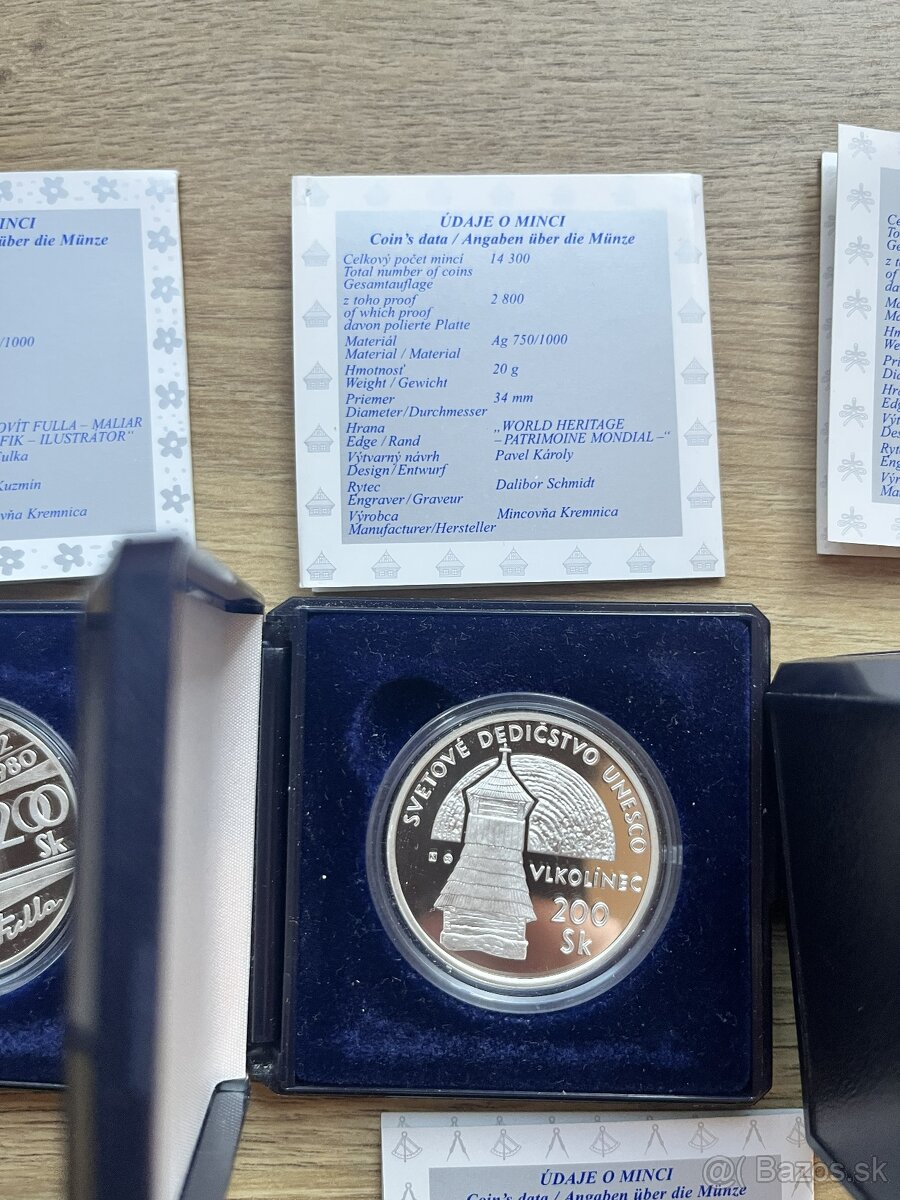 Strieborne mince SK - 3