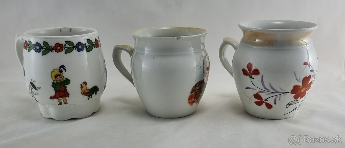 Starožitné hrnčeky - bucľáky - 3