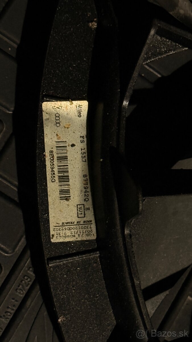 A4 B7 ventilátor chladiča vody - 3