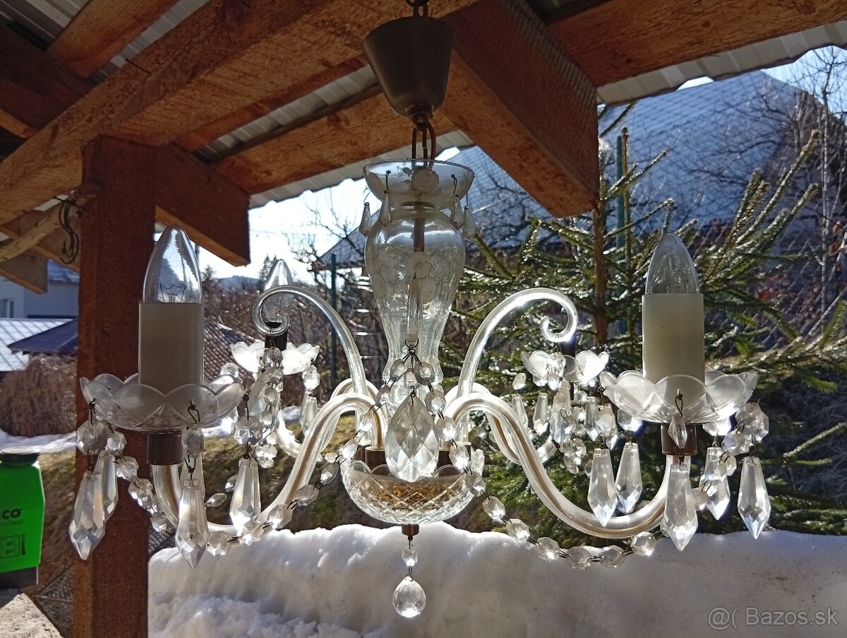 2 krištáľové lustre - 3