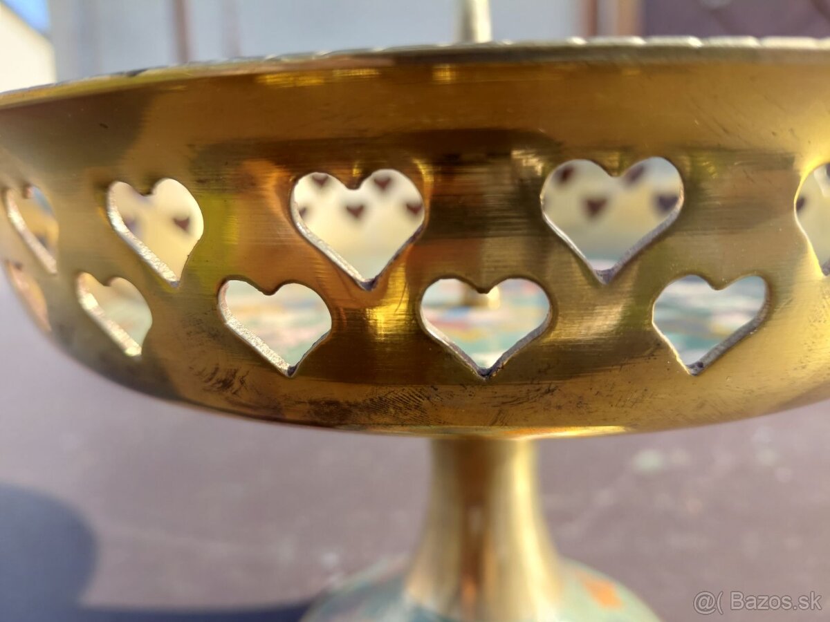 Orientálny mosadzný etažér - 3