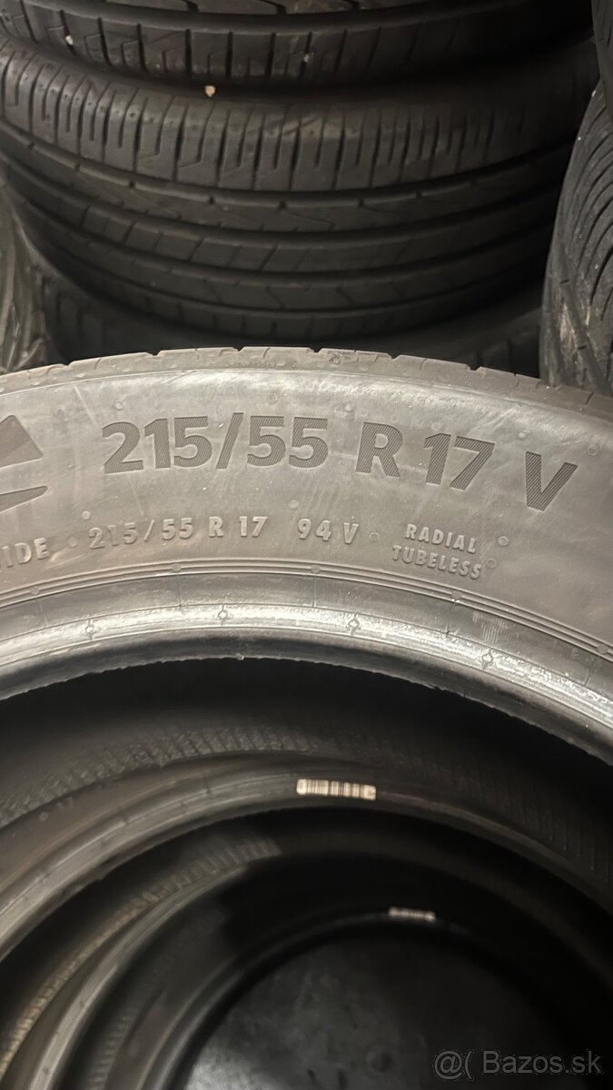 215/55R17 Continental letné - 3