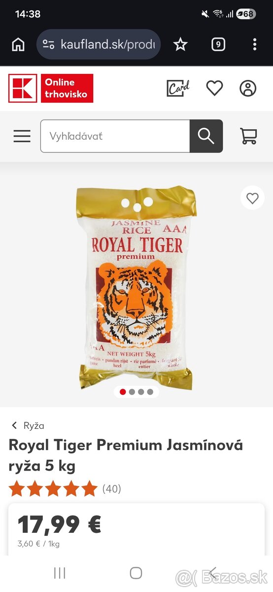 Jazminová ryža- Royal tiger 5kg - 3