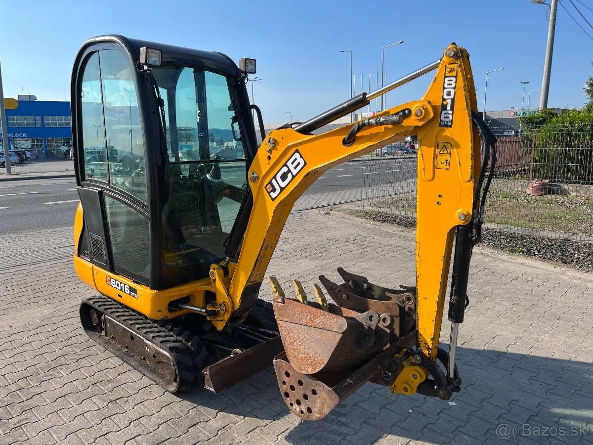 Minibager minirypadlo JCB 8016 CTS Cat Bobcat Volvo Kubota - 3