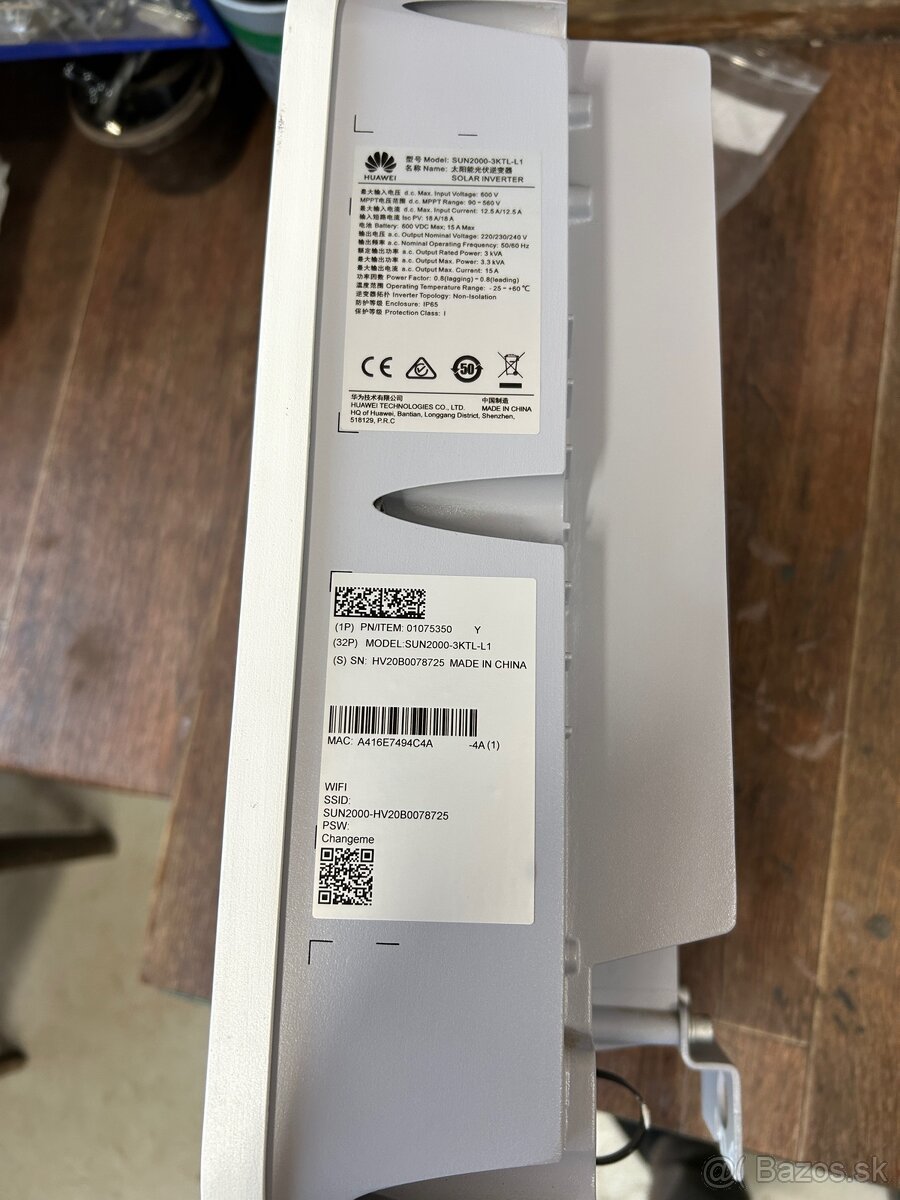 Fotovoltický menic HUAWEI SUN2000-3 KTL-L1 - 3