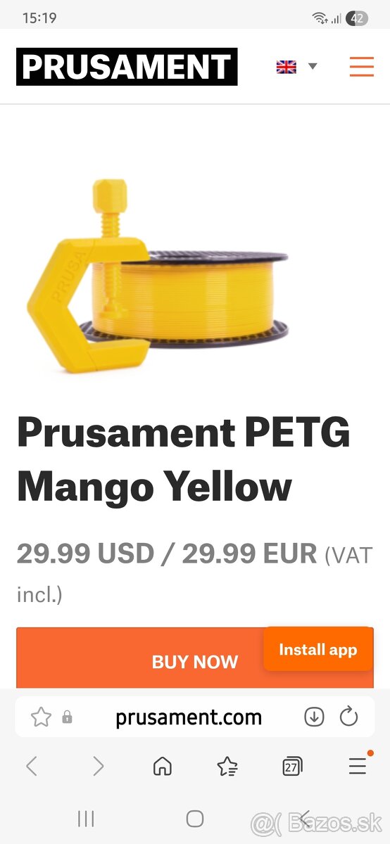 filamenty do 3D tlaciarne - 3