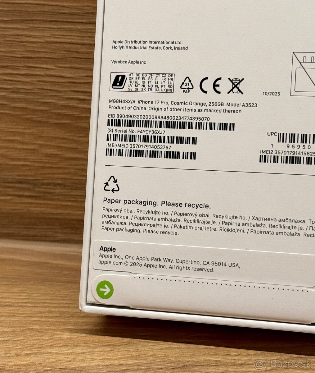 iPhone 17 Pro 256GB Cosmic Orange - nový, nerozbalený - 3