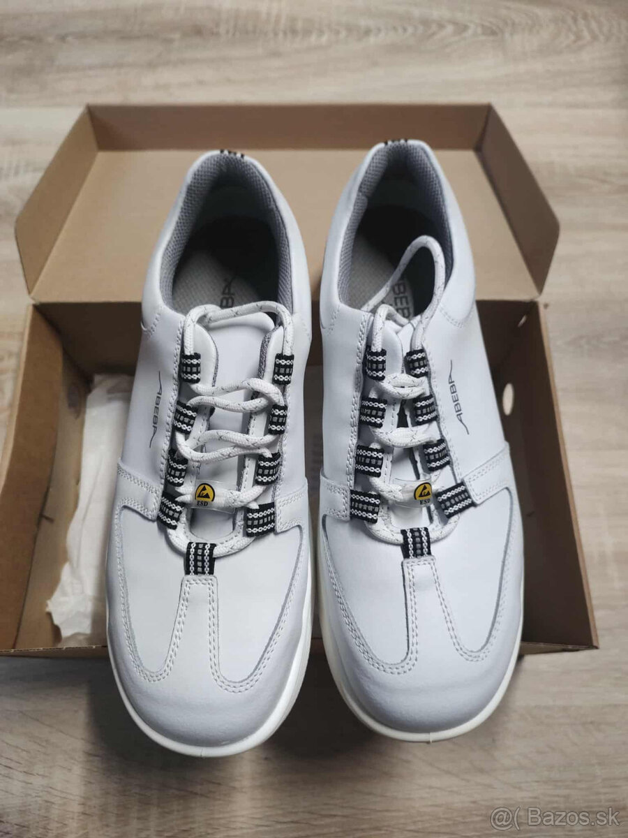 Pracovné topánky špeciálne biele - 3