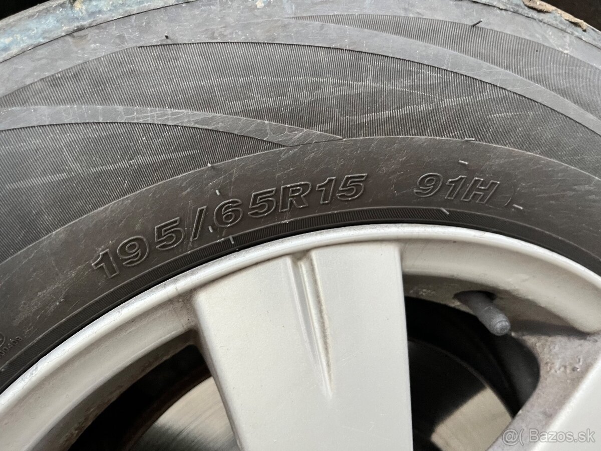 disky s letnými pneumatikami 5x112 R15 alu disky elektrony - 3