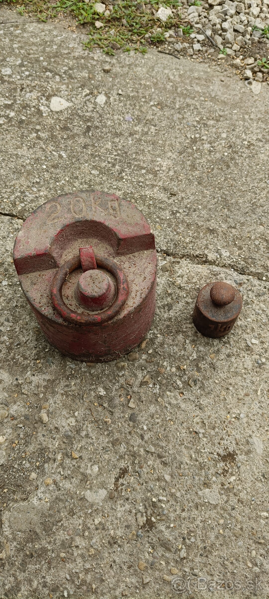 Závažie / kvicht 20KG, 1KG - 3