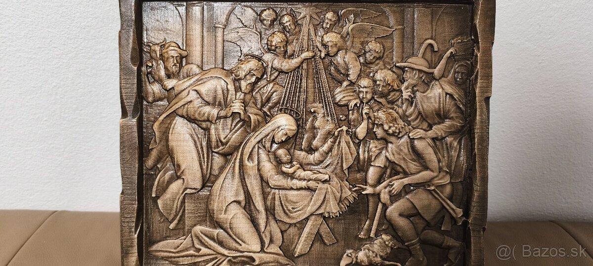 Drevený obraz 36/30cm hrubka.3cm - 3