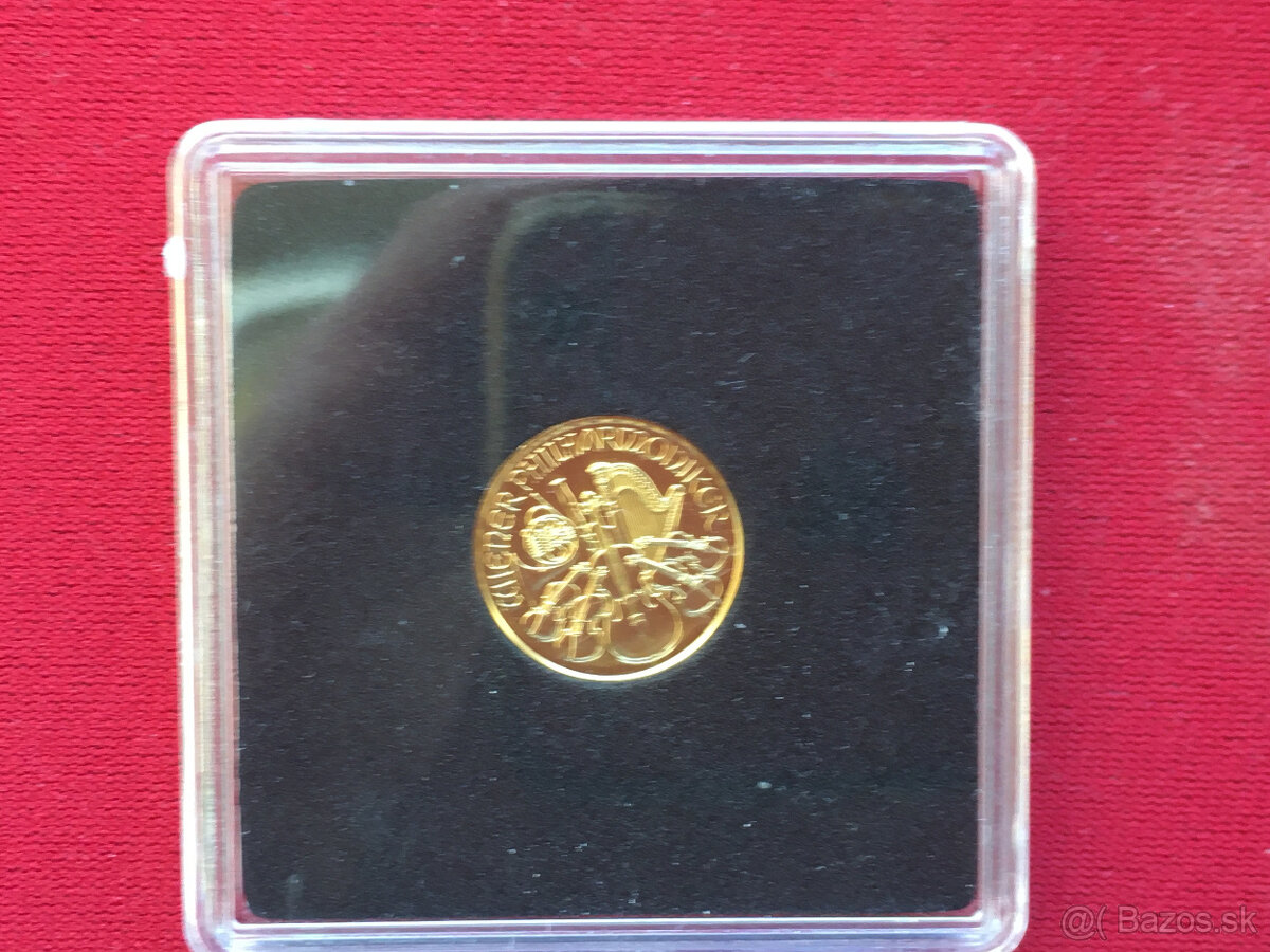 Investičné zlato 1/10 oz Wiener Philharmoniker - 3