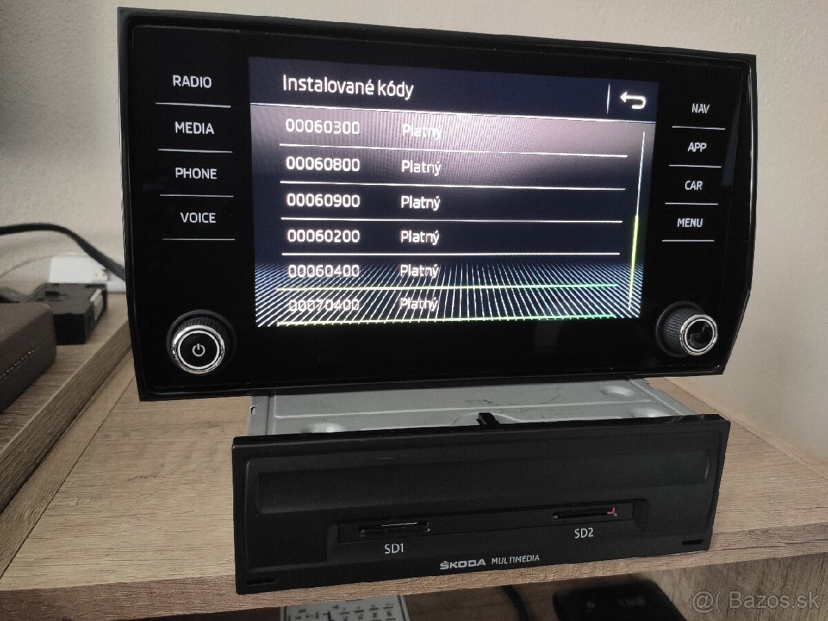 MIB2 Škoda Bolero / Amundsen s Carplay a Android Auto - 3