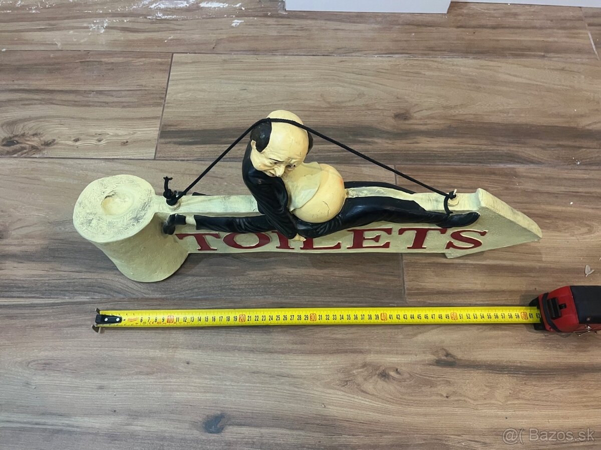 Šípka, toaleta, záchod - Sádrový odliatok - 3