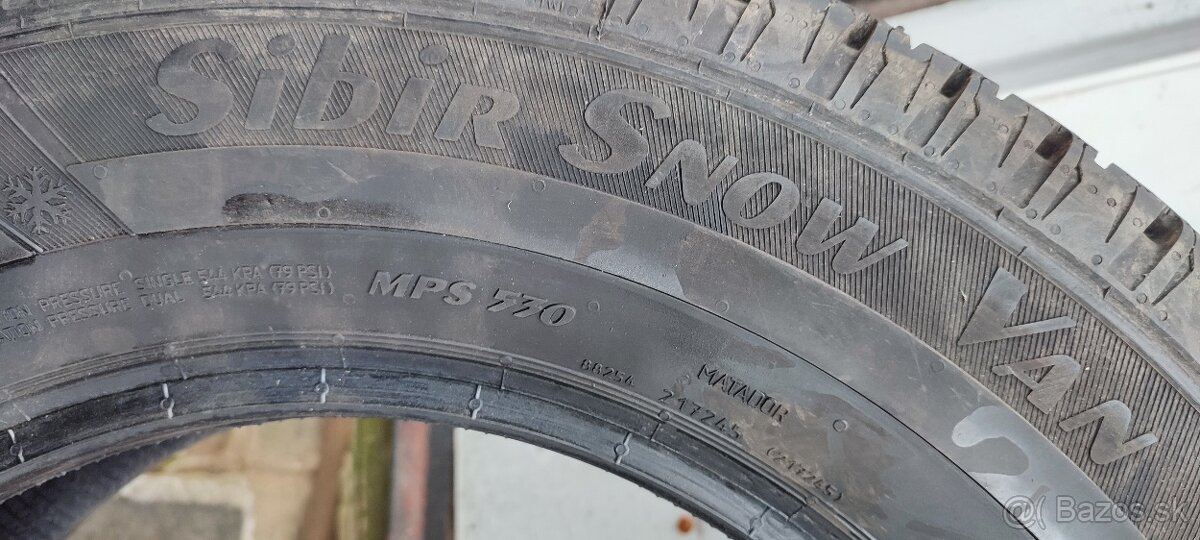 ⭐ Zimné C-čkové Matador 225/65 R 16 C ⭐ - 3