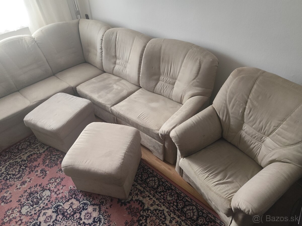 Rohová sedacia súprava - 3