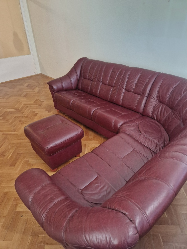 kozena rohova sedacia suprava - 3