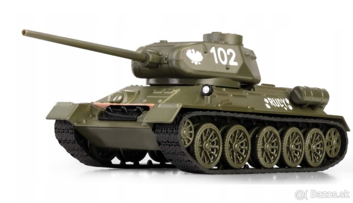 Tank T34 1:43 zelený - 3