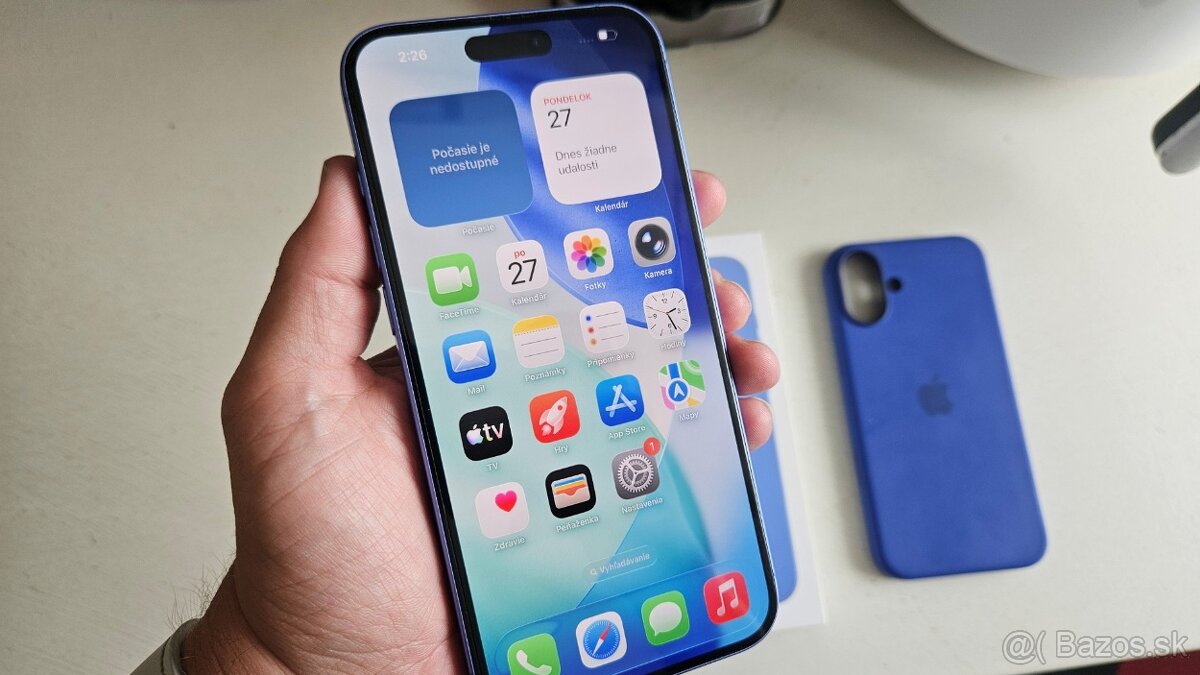 Apple iPhone 16 Plus 128GB modrý - aj vymením - 3