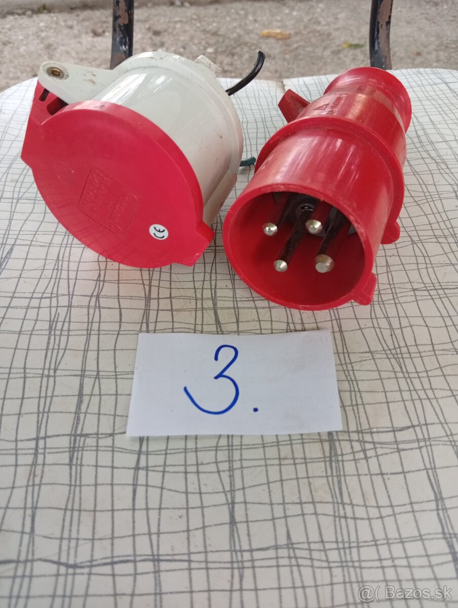 Predám zasuvky na 380/400V - 3
