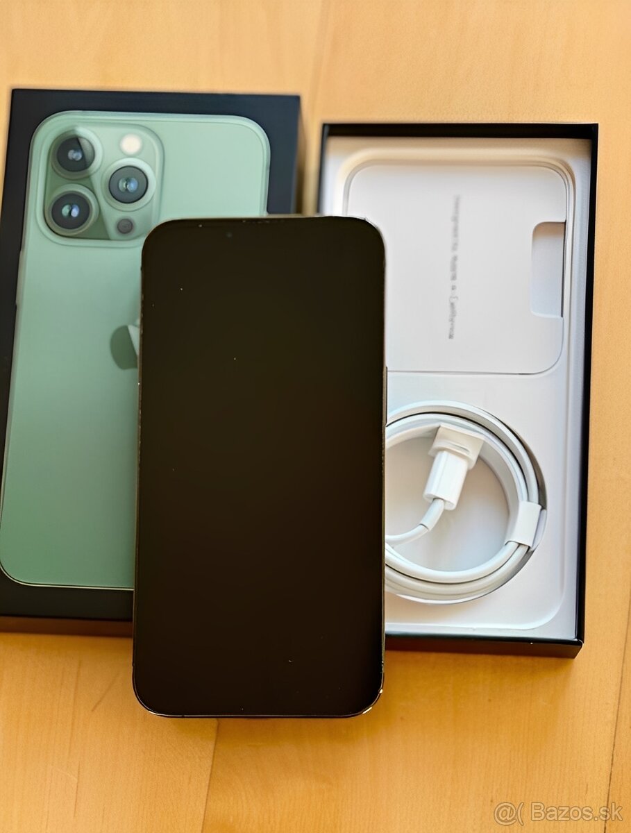 iPhone 13 Pro Alpine Green BATERIE 100% TOP - 3