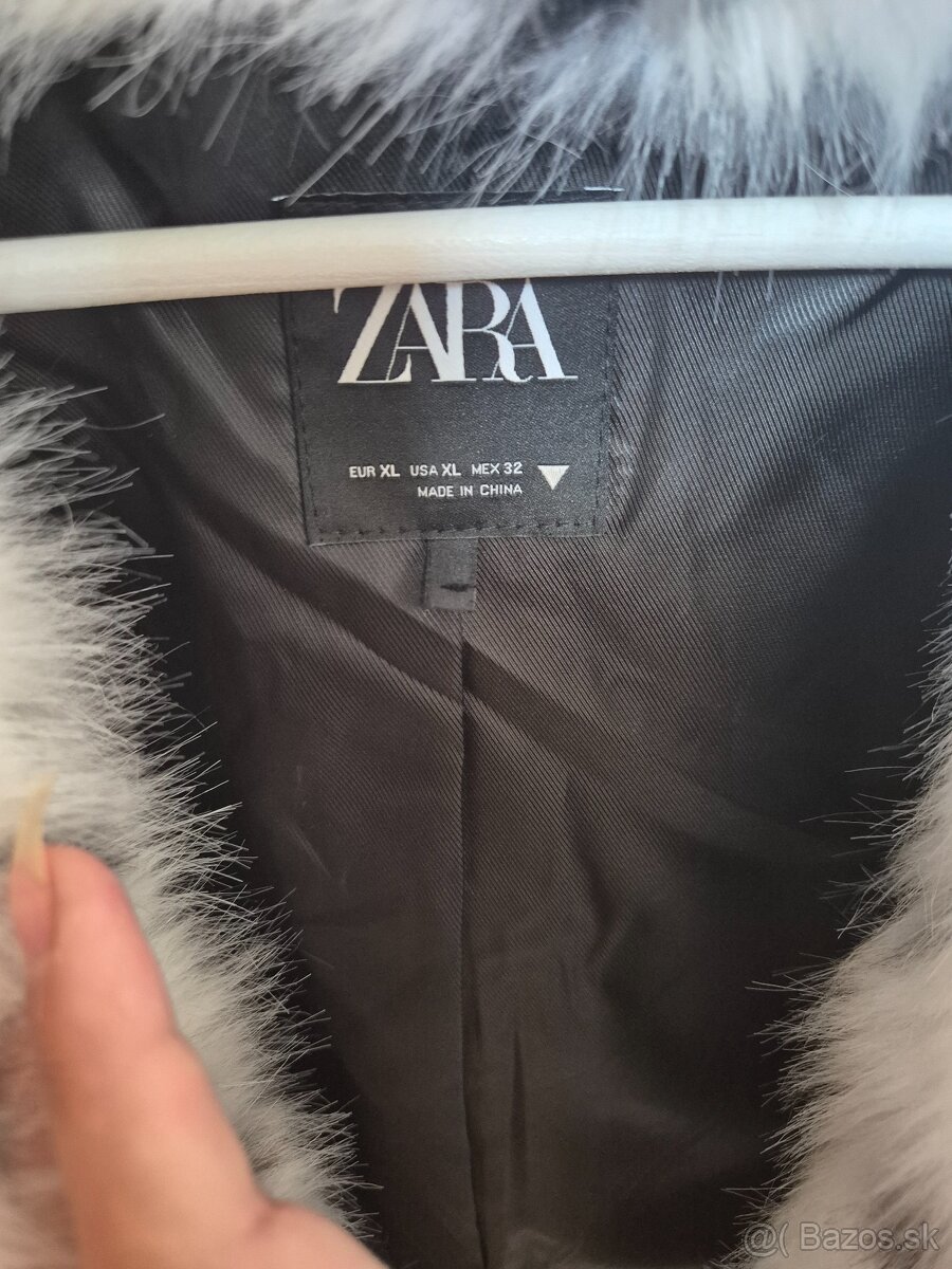 Zara umelý kožúšok rys veľkosť XL - 3