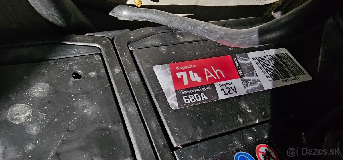Predám NOVÚ auto batériu PROAUTO Premium 12V 74Ah 680A - 3