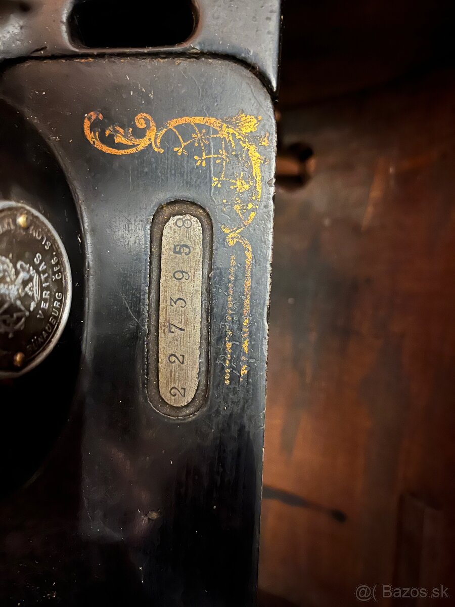 Retro šijací stroj Singer - 3