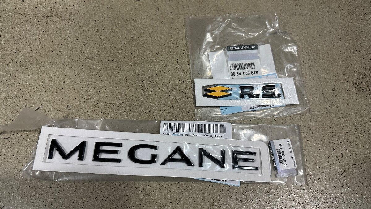 Logá/ emblémy Megane RS - 3
