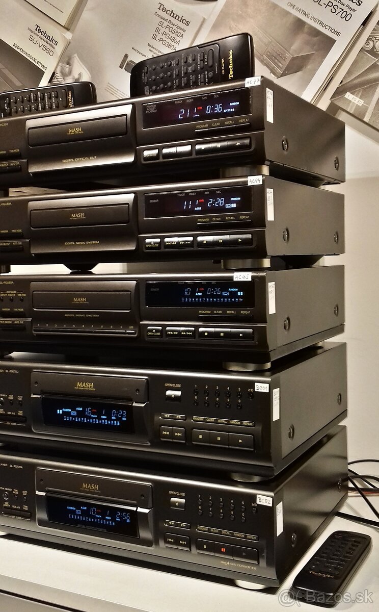 Seria CD prehravac TECHNICS moznost ovladat s DO, MASH = Cd4 - 3