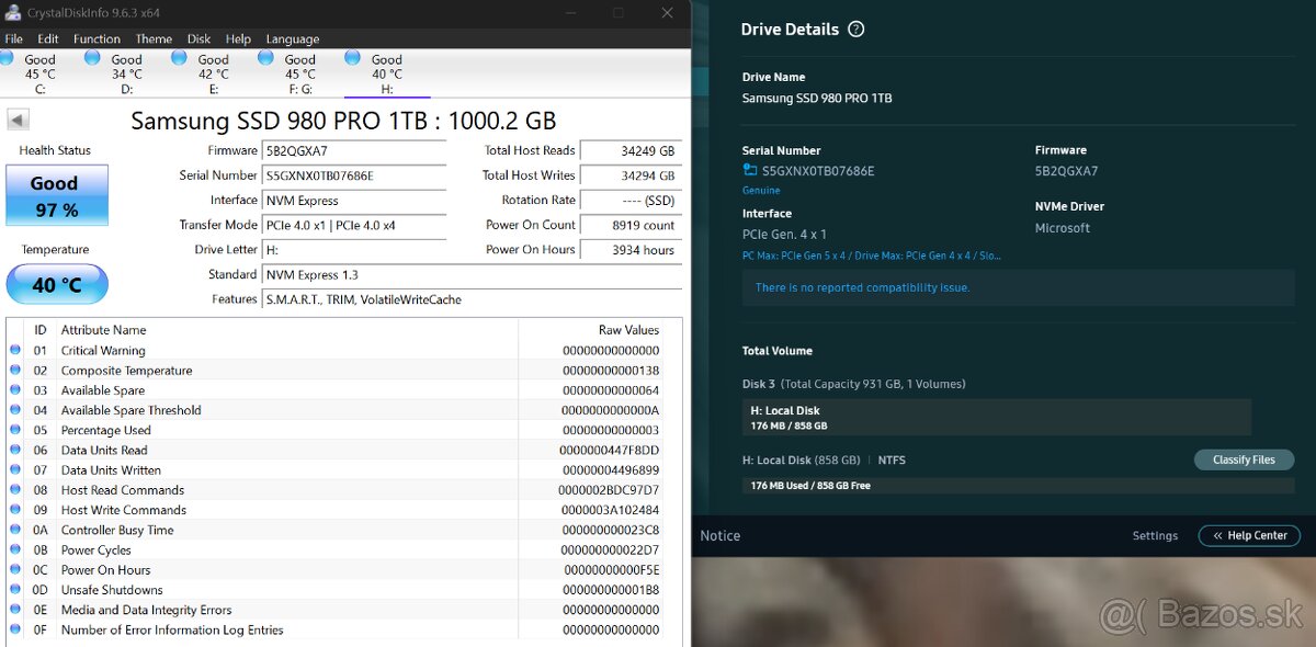 Samsung 980 PRO 1TB - 3
