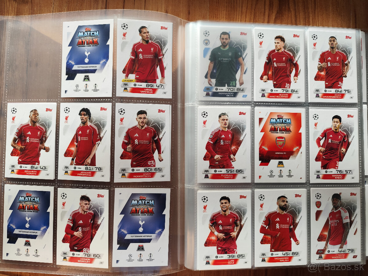 Futbalové kartičky Match Attax 2025/26 ... obyčajné - 3