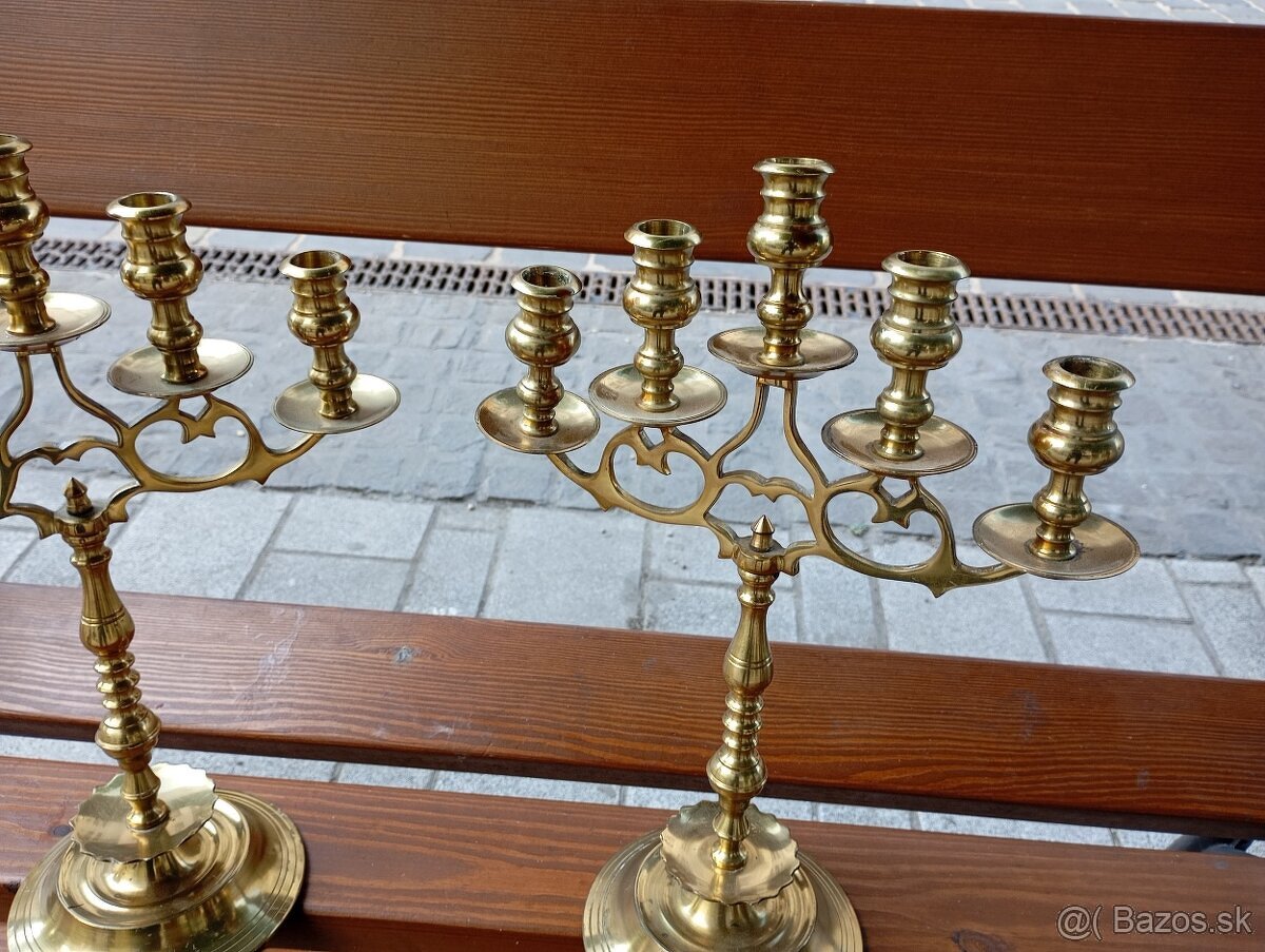 Predam pekne msadze svietniky - 3