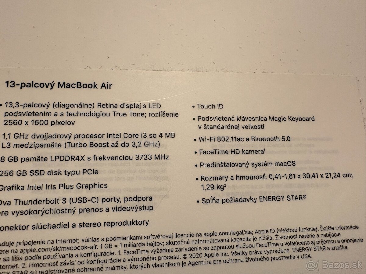 MacBook Air - Retina, 13-palcový 2020 (strieborná farba) - 3