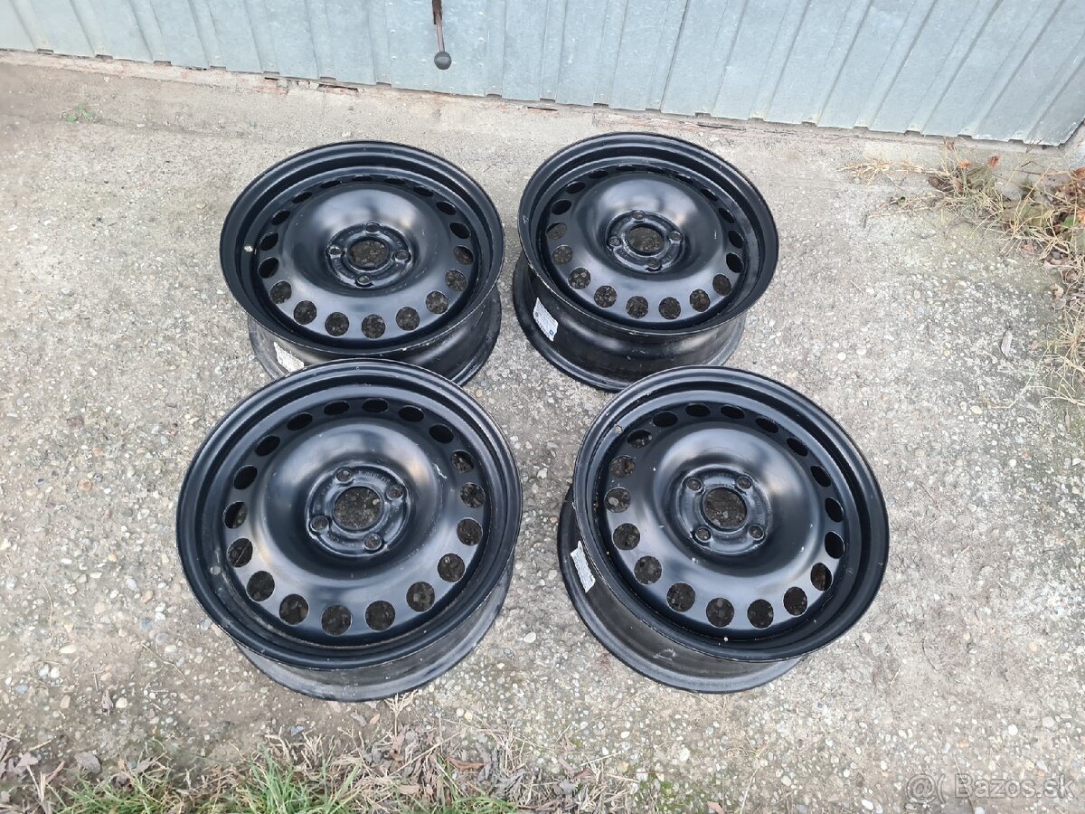 Plechove disky 4x100mm r15 opel - 3