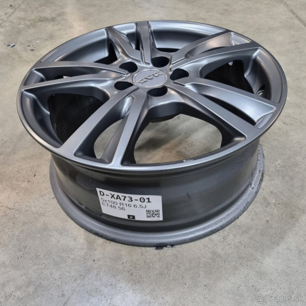 Hliníkové disky 5x100 R16 6,5J ET48 - 3