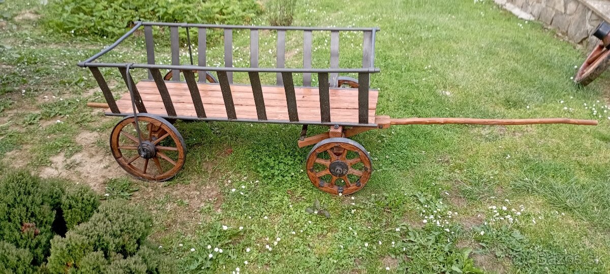 Starý drevený voz - rebriňak - 3