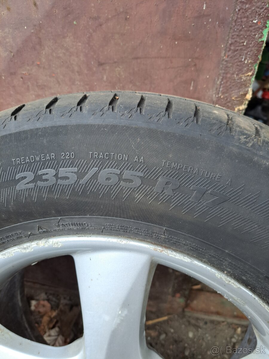 predám elektróny 5x114,3 r17 s pneu Michelin - ZĽAVA - 3