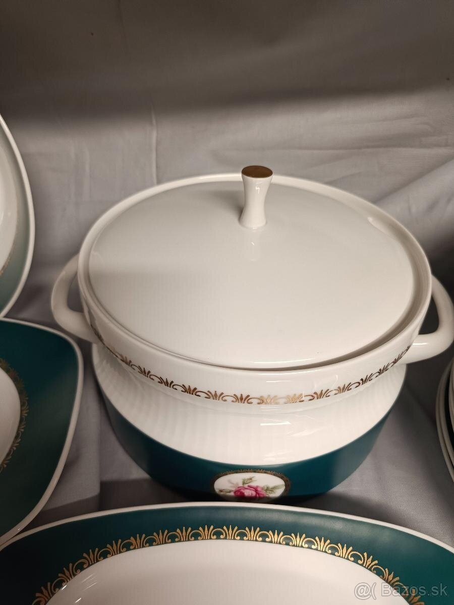 Jedálenský porcelánový servis - J. Ježek, Nefertiti, Loučky - 3