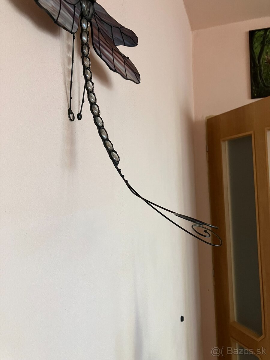 Dekorácia Vážka ručná práca - 3