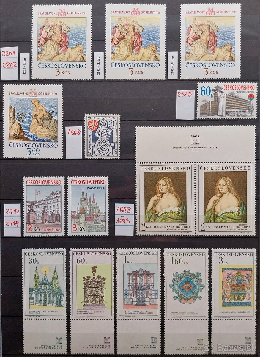 Známky ČESKOSLOVENSKO – 2 - 3