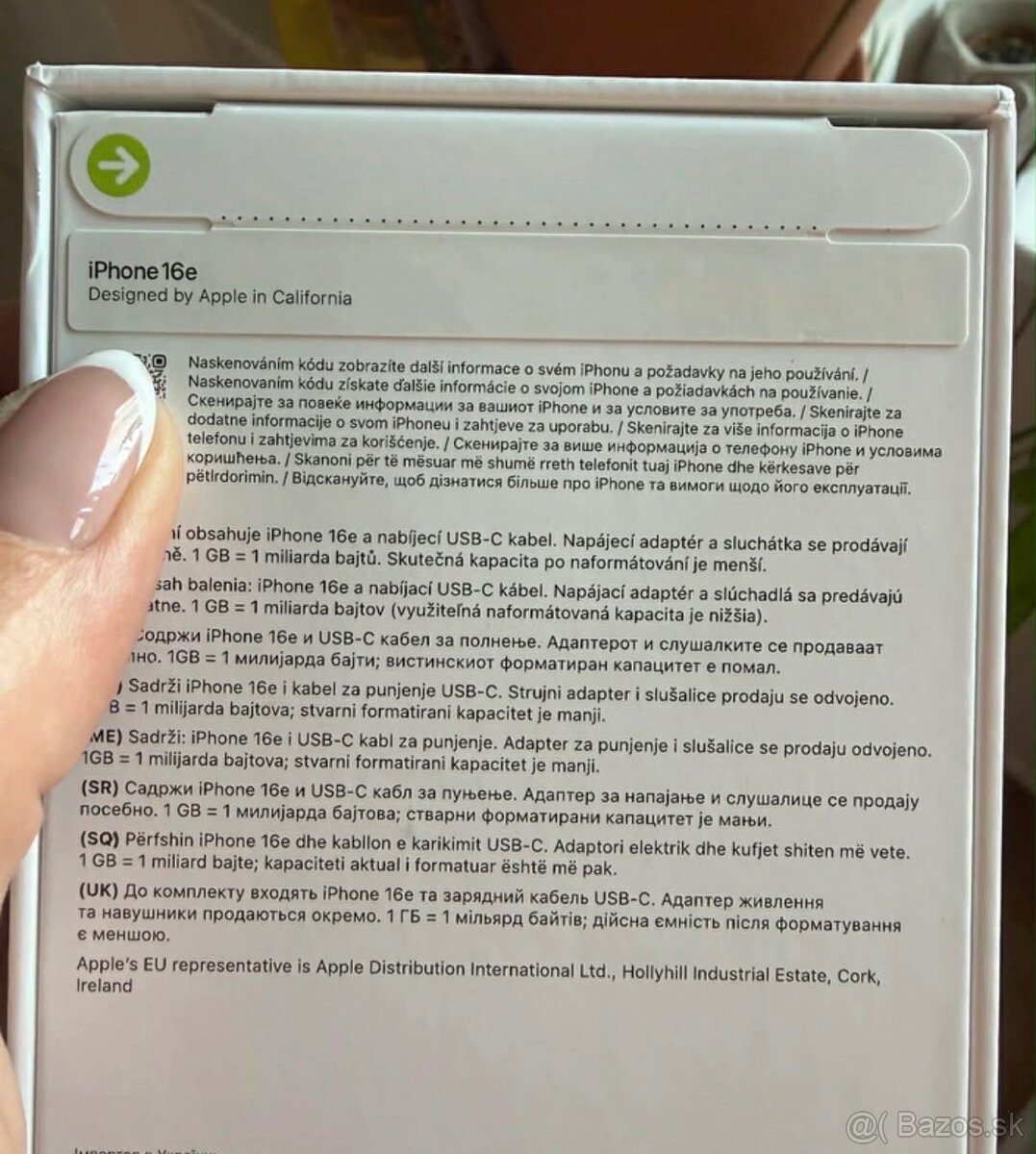 Apple iPhone 16e black 128GB nový - 3