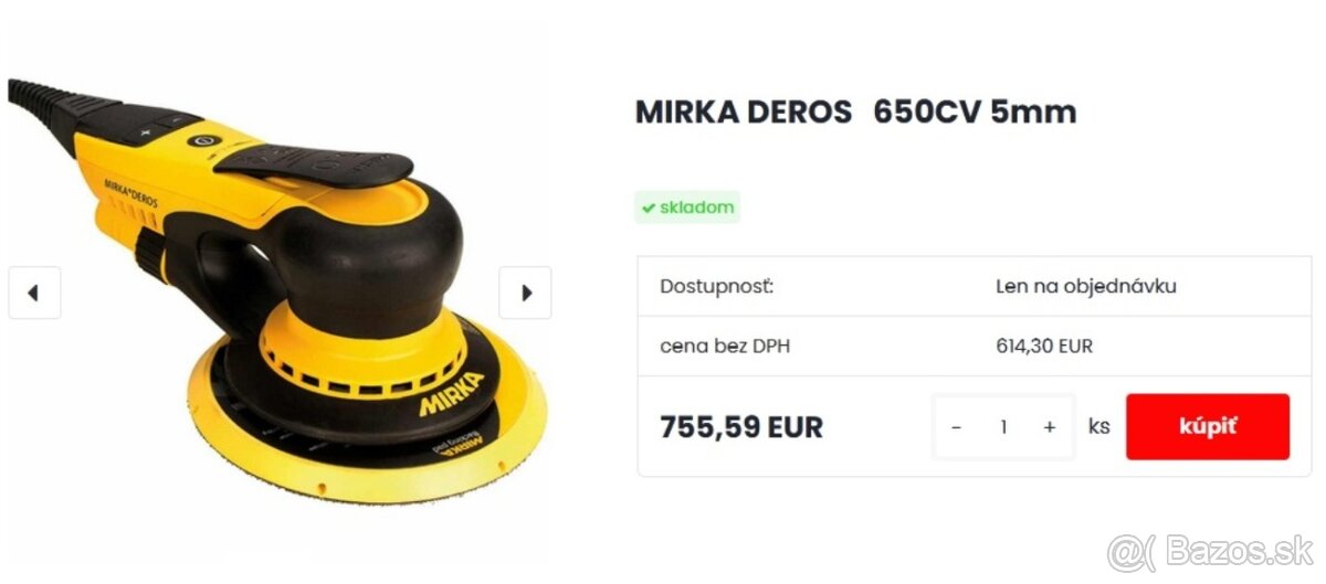 🔥Nová🔥 Brushless Excentrická Brúska Unášač 150mm, kmit 5mm - 3