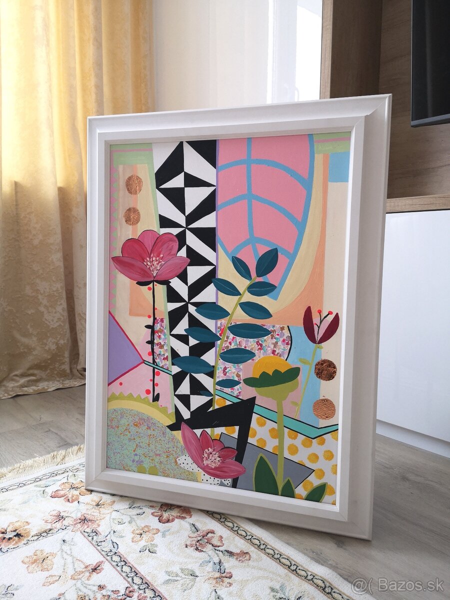 Umelecké maľby na plátne, ručne maľované obrazy - 3