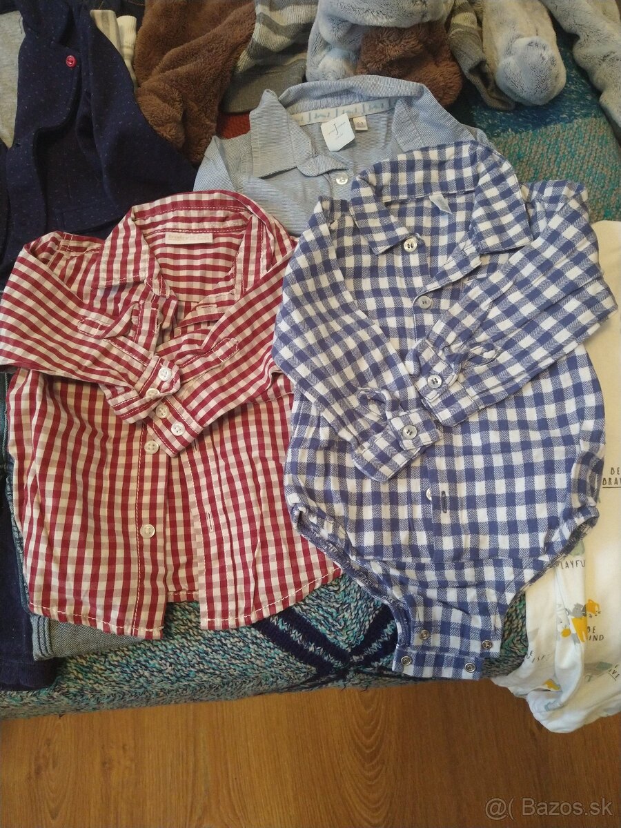 Balík chlapčenkého dojčenského oblečenia veľ. 56-68 - 3