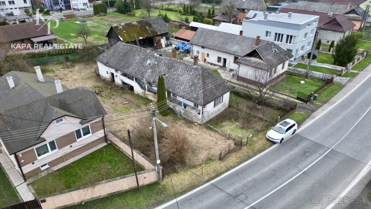 Pozemok so starším rodinným domom na predaj, obec Tovarné - 3