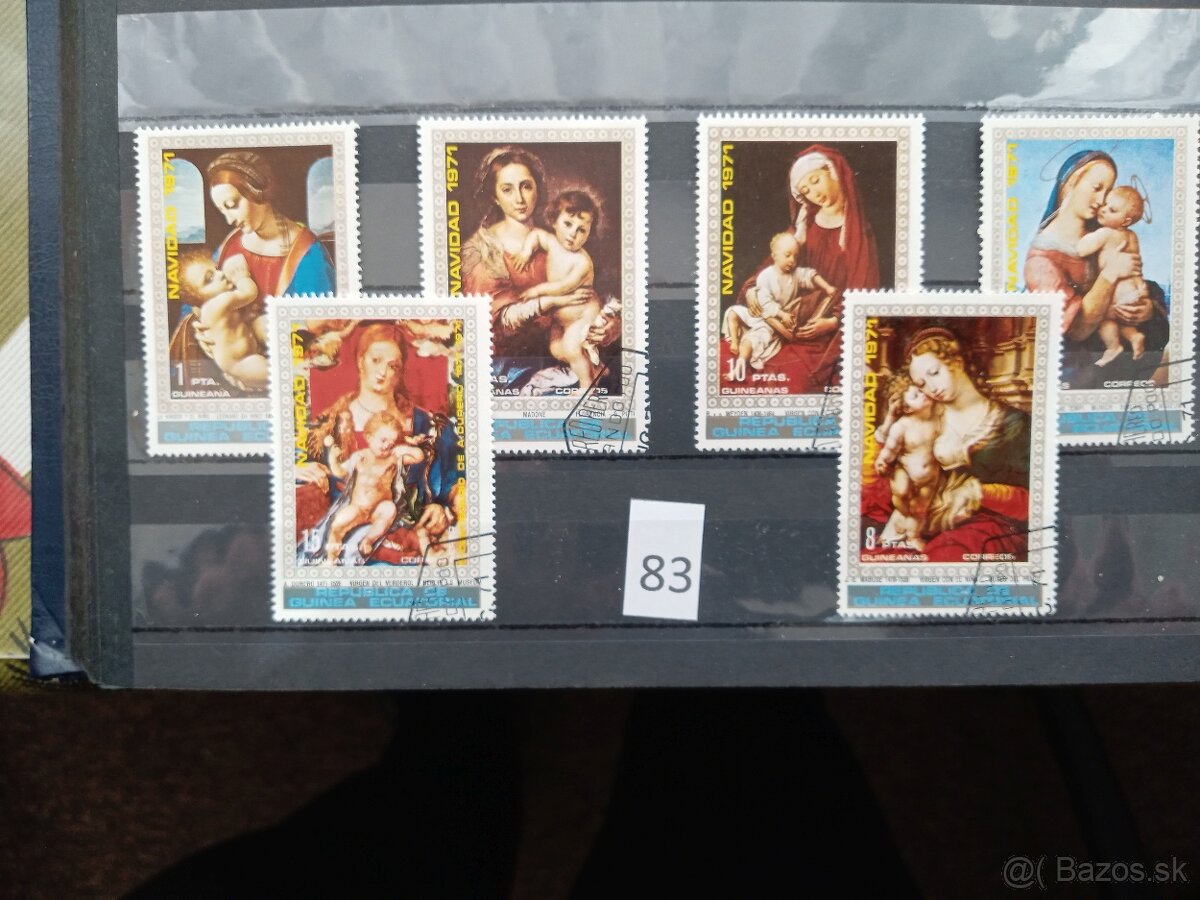 Poštové známky č.584 - AFRICKÉ ŠTÁTY - V. - 19 ks sérií - 3